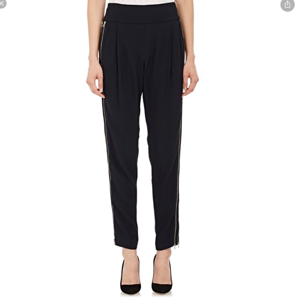 A.L.C Smith Zipper Trouser ✧ Navy ✧ Size 4 - Picture 3 of 9